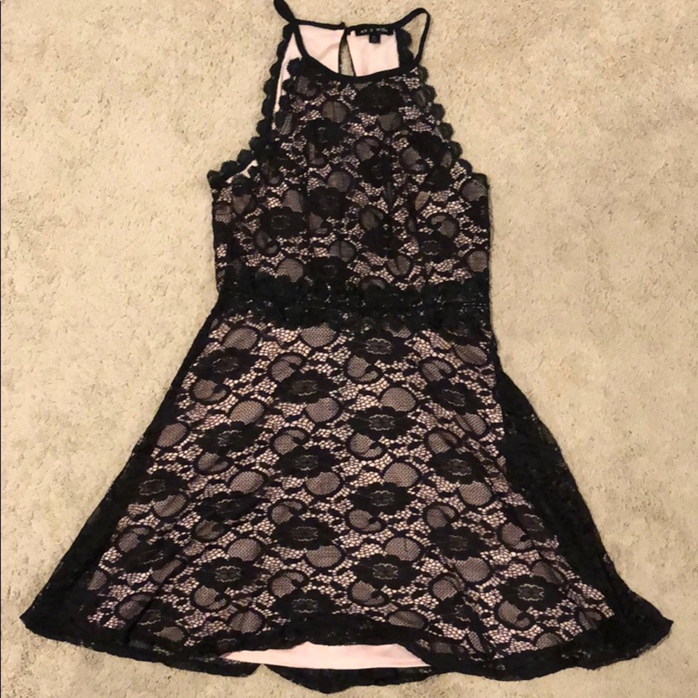 Black Lace Fit and Flare